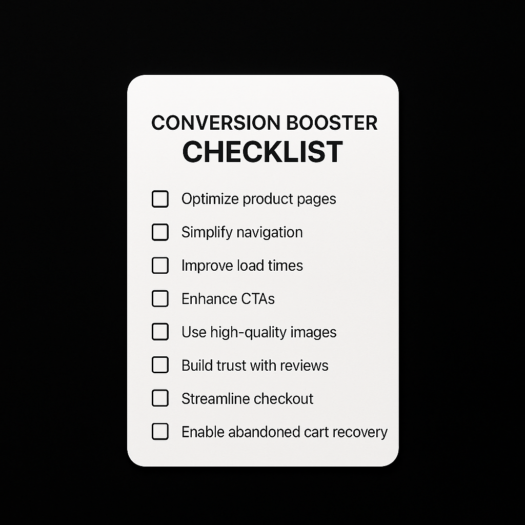 Free Conversion Booster Checklist